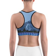 Mount Tallac Blue - Tahoe Sugar Skull Sports bra - Totally F*ing Brutal