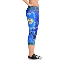 Winter Chill Aspens - Tahoe Sugar Skull Capri Leggings - Totally F*ing Brutal