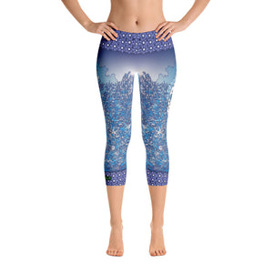Winter Bones - Tahoe Sugar Skull Capri Leggings - Totally F*ing Brutal