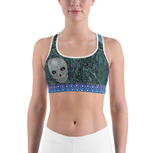 Grampians Green Sugar Skull - Sports bra - Totally F*ing Brutal