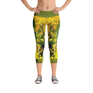 Aspens - Tahoe Sugar Skull Capri Leggings - Totally F*ing Brutal