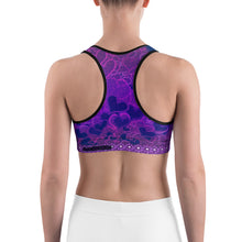 Lavender Love Hearts Sports bra - Totally F*ing Brutal