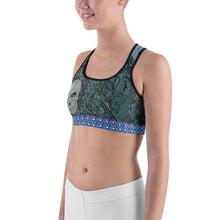 Grampians Green Sugar Skull - Sports bra - Totally F*ing Brutal