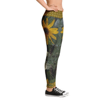 Golden Flower Leggings - Totally F*ing Brutal