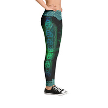 Tahoe Dragon Leggings - Emerald - Totally F*ing Brutal