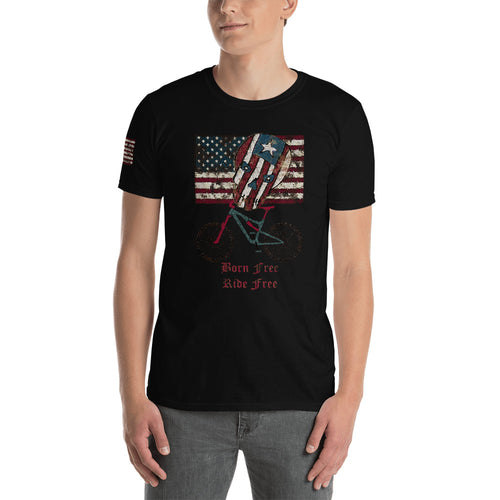 Men's Born Free Ride Free T-shirt - Totally F*ing Brutal