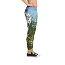 Ancient Green - Tahoe Sugar Skull Leggings - Totally F*ing Brutal