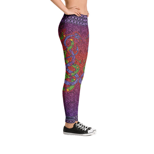 Fun Dragon Leggings - Totally F*ing Brutal