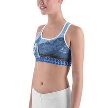 Mount Tallac Blue - Tahoe Sugar Skull Sports bra - Totally F*ing Brutal