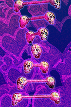 DNA Sugar Skull Leggings - Totally F*ing Brutal
