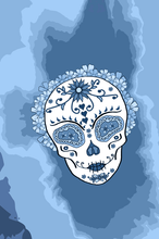 Mount Tallac Blue - Tahoe Sugar Skull Leggings - Totally F*ing Brutal